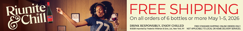 FREE SHIPPING ON ORDERS OF 6 BOTTLES OR MORE, MAY 1-5, 2026